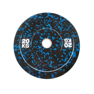 China Home Use Factory Manufacture Various Color Fitness Spot Plate Weight Free Gym Rubber Bumper Free Fitness Bumper Plates for sale