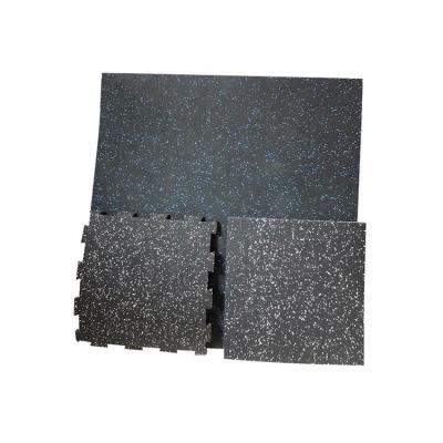 China Gym Fitness Center Anti Slip Rubber Foor Gym / Training Center Tiles Rubber Flooring Mat Gym for sale