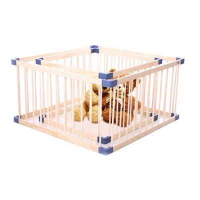 China Easy Assembly DIY Cheap 4 Side Playpen 6 8 Wooden Fence For Baby for sale