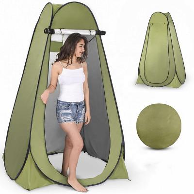 China Extended Type Portable Outdoor Pop Up Instant Camp Toilet Tent Cheapest Privacy Shower Camping Tent With Window Camping Shower Tent for sale