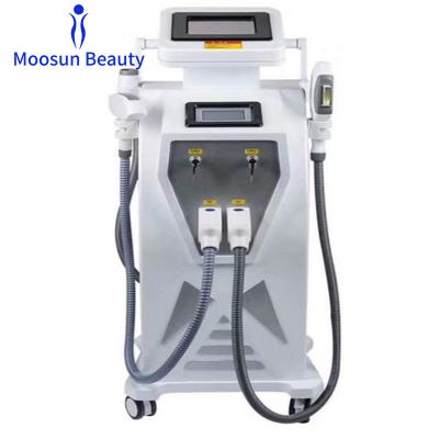 China Multifunctional Hair Removal OPT 4 In 1 Single + Laser + RF Skin Rejuvenation Tattoo Removal Machine 640nm 530nm 480nm + IPL Shr for sale