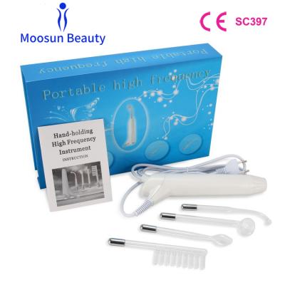 China Home Use Portable Anti Wrincle Blood Vessel Removal Multifunctional High Frequency Skin Revitalizer Trimming Machine With Comb for sale