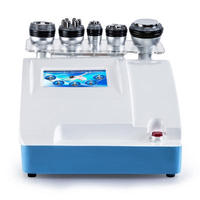 China New 5 n 1 Beauty Skin Rejuvenation 40K RF Vacuum Therapy Portable RF Vacuum Therapy Machine Fat Loss Cellulite and Cavitation Reduction for sale