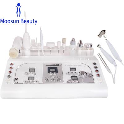 China For commercial & Home Use Moosun Ultrasonic Vacuum Spray Machine Galvanic Facial Massager Facial Beauty Equipment for sale