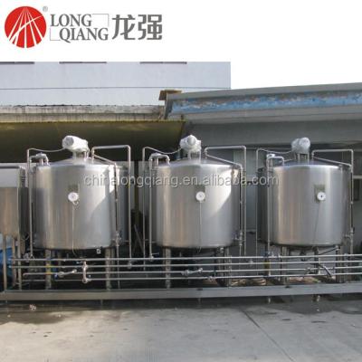 China Food and Dairy Factory Ice Cream Mixing Plant Include Aging Mixing System Pasteurizer Homogenizer Tank 1000L/Hour for sale