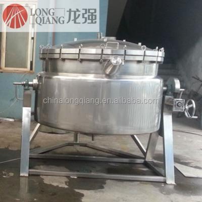 China Vegetable Processing Plant Stainless Steel Steam Coated Kettle For Bone Soup for sale