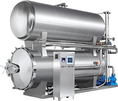 China food & Beverage Plant Water Immersion Retort Sterilizer For Food for sale