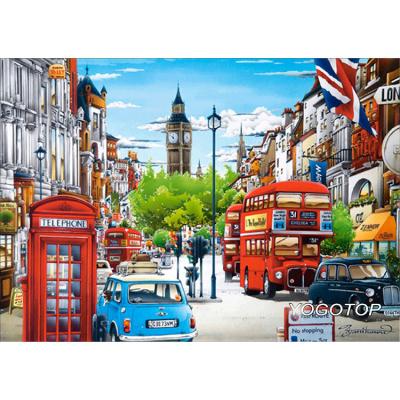 China Waterproof+ECO-Friendly European Style New Arrival Sizes Factory Price Road Street View Multiple Drawing Diamond Painting for sale