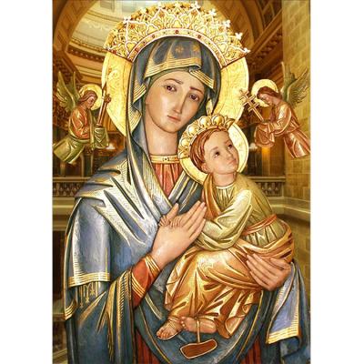 China Hot Sale Waterproof+ECO-Friendly Home Decoration Fine Workmanship Direct Sales Our Lady Figure Diamond Painting for sale