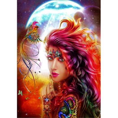 China Waterproof+ECO-Friendly New Arrival Home Decoration Multiple Sizes Eco-friendly Beauty Women Diamond Painting for sale