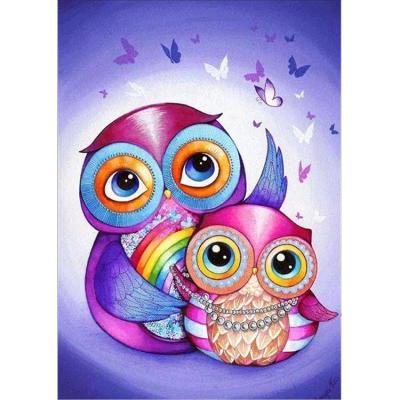 China Hot Sale Factory Price Waterproof+ECO-Friendly Home Decorations Custom Wholesale Cute Birds Diamond Painting Product for sale