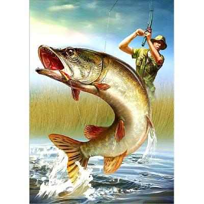 China Waterproof+ECO-Friendly On Sale Special Shaped Diamond Painting Diamond Art Fish Diamond Painting Eco-Friendly for sale