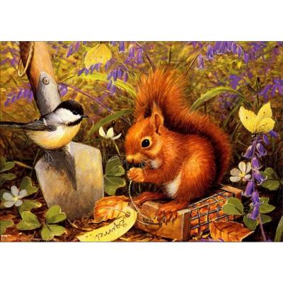 China New Waterproof+ECO-Friendly DIY Diamond Squirrel Diamond Painting Wholesale Animal Decoration Full Spot Painting for sale