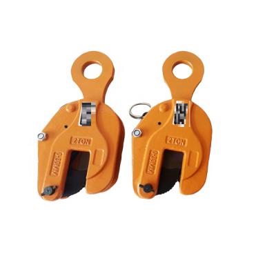 China Heavy Duty Hot Selling Vertical Plate Clamp With Universal Lifting Eye For Lifting for sale