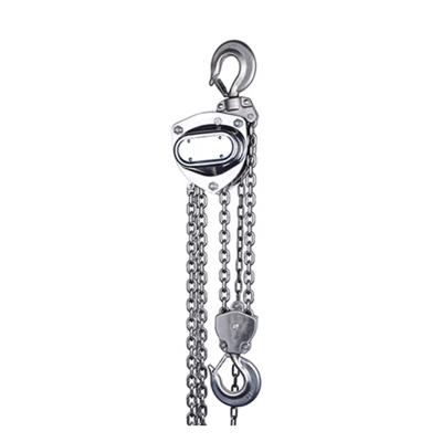 China 2021 New Product Special Lifting Purpose 1T To 5T Stainless Steel Hand Chain Block Chain Hoist for sale