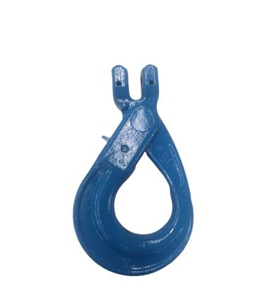 China General Industry Quality Rigging Alloy Steel G100 Forged Clevis Type Self Locking Hook For Chain Sling for sale