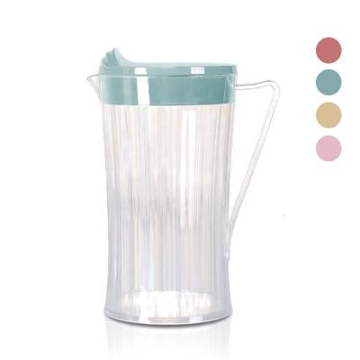 China Stocked Factory Price Bpa Free Cold Water Filter Pitchers Bottle Colorful Water Jug with Lid for sale