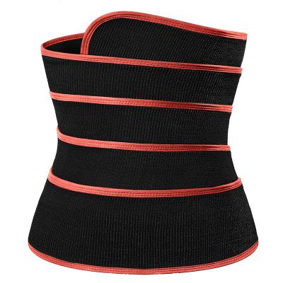 China Wholesale Antibacterial Ties Long Slimming Black Red Gray Sport Accessories Waist Support Belt Waist Trainer Lumbar Back Belts for sale