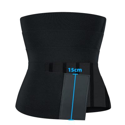 China 6M 8M Long Postpartum Postpartum Recovery Shaper Belt Wrap Bandage Waist Trainer Antibacterial Super Corset 15CM Width for sale