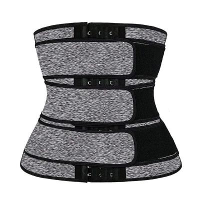 China 2021 Designer Brand Short Torso Bandage Antibacterial Colombian Wrap 3 Strap Corset Body Shaper Lumbar Slim Trainer Waist Trainer for sale