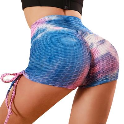 China Fashion Women Style Breathable Yoga Shorts Butt Breathable Pants Summer Sports Sets Pure Color Butt Gym Shorts Cracking! crack! for sale