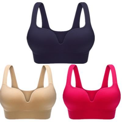 China Plus Size Women Underwear QUICK DRY Bra Without Underwire Bones Seamless Lift Up Bra Tops Bralette Bra Wireless Sports Invest for sale