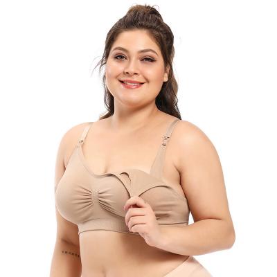 China Plus Size Sports QUICK DRY Women Padded Wireless Quick Dry Breastfeeding Breathable Maternity Nursing Bras for sale