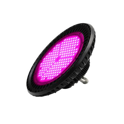 China Vegetable Fruit Greenhouse Full Spectrum 100watt Hydroponic Growing Lights IP65 UV UV UFO Led Plant Growing Light for sale