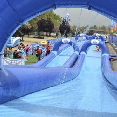 China 1000 Ft High Strength Inflatable Slide The City Water Slip n Slide Rentals for sale