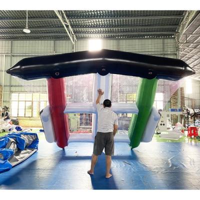 China PVC/TPU(0.9mm Commercial PVC Banana Game Boat Towable Fish Inflatable Sport Flight For Water Park for sale