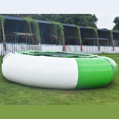 China Popular High Quality High Strength Inflatable Water Bed Equipment Water Floating Jumping Trampoline for sale