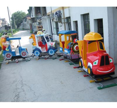 China 3-12 years old kids kiddie fun rides electric train for outdoor kids for sale