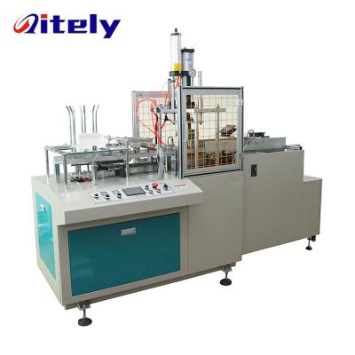 China Disposable Single 4 Corners/Tray With Deep Paper Bowl â ‰ ¤ 4cm Cake 35-50pcs/min Automatic High Speed ​​Disposable Paper Tray Box Making Machine With Factory Price for sale