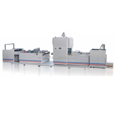 China CLOTHING High Speed ​​Multifunctional Vertical Paper Film Laminating Machine with Speed ​​20-80m/min for sale