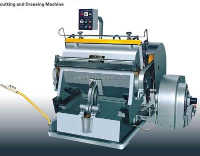 China Die cutting and creasing machine for speed 20--25 punches/min 930x660mm for sale