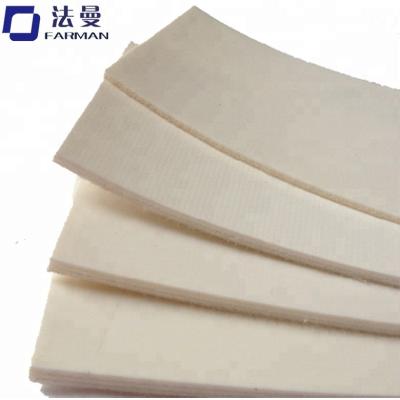 China Good Food White Industrial PU Conveyor Belt Food Grade Belt for sale