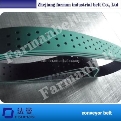 China Anti-Static And Non-conductive High Quality Light Duty PVC Conveyor Belts For Perforated Conveyor Belt for sale