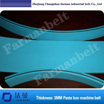 China Wear-Resisting Base Film Nylon Folder Gluer Flat Belt Of Box Making Machine Thickness: 3mm for sale