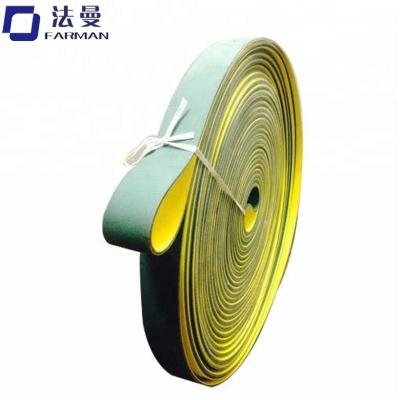 China 3.0mm Power Transmission Rubber Nylon Sandwich Wear-Resisting Flat Belts Used In Textile Machinery for sale