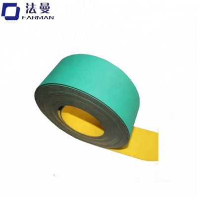 China nylon +rubber customized industrial transmission nylon flat belt for best price for sale