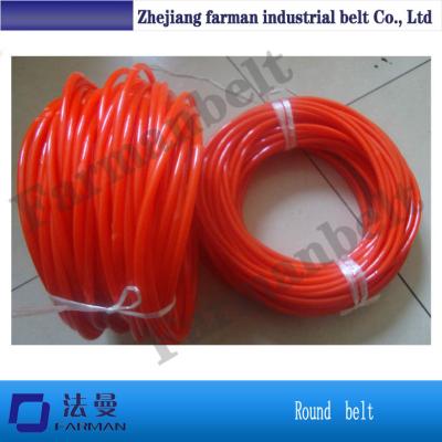 China Round belt extruded round green polycord belt for sale