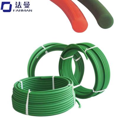 China Round Diameter 2mm, 4mm, 5mm, 6mm PU Joint Belt Endless Smooth Round Belt for sale