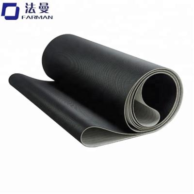 China Hot Sale PVC Black Diamond PVC Conveyor Belt For Treadmill Walking Belt On Sale for sale