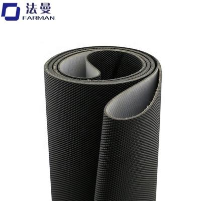 China Anti Static 1.2mm Golf Pattern PVC Treadmill Machine Running Belts for sale