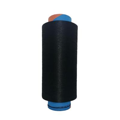 China Flame Retardant Black White Rayon Dyed Polyester Filament Dty Thread Texture Yarn 200D/64F Thread Dty For Yarn for sale