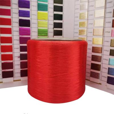 China High tenacity 120D-1200D acid resistant polypropylene pp colorful fdy multifilament dyed yarn for fishing nets for sale