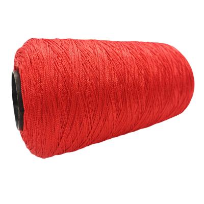 China Waterproof 300D/4 Ply Hollow Polyester Braided Tie Rope Trim For Tassel Fringe for sale