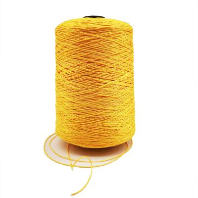 China Waterproof Round Knitting Crochet Hollow Braided Macrame Rope Braided Yarn For Fringe Tasel 600d 1500d for sale