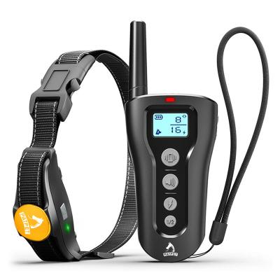 China Best Selling Best Selling Amazon Best Selling Pet Trainer Bark Shock Dog Training Collar Rechargeable Remote Waterproof Dog Anti Training Collar for sale