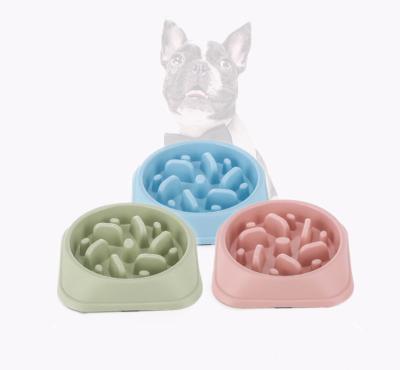 China Amazon Dog Cat Dog Bowl Viable Wholesale Hot Sale Pet Dog Driver Anti Slip And Anti Clogging Slow Bowl For Pet Supplies Dog Products for sale